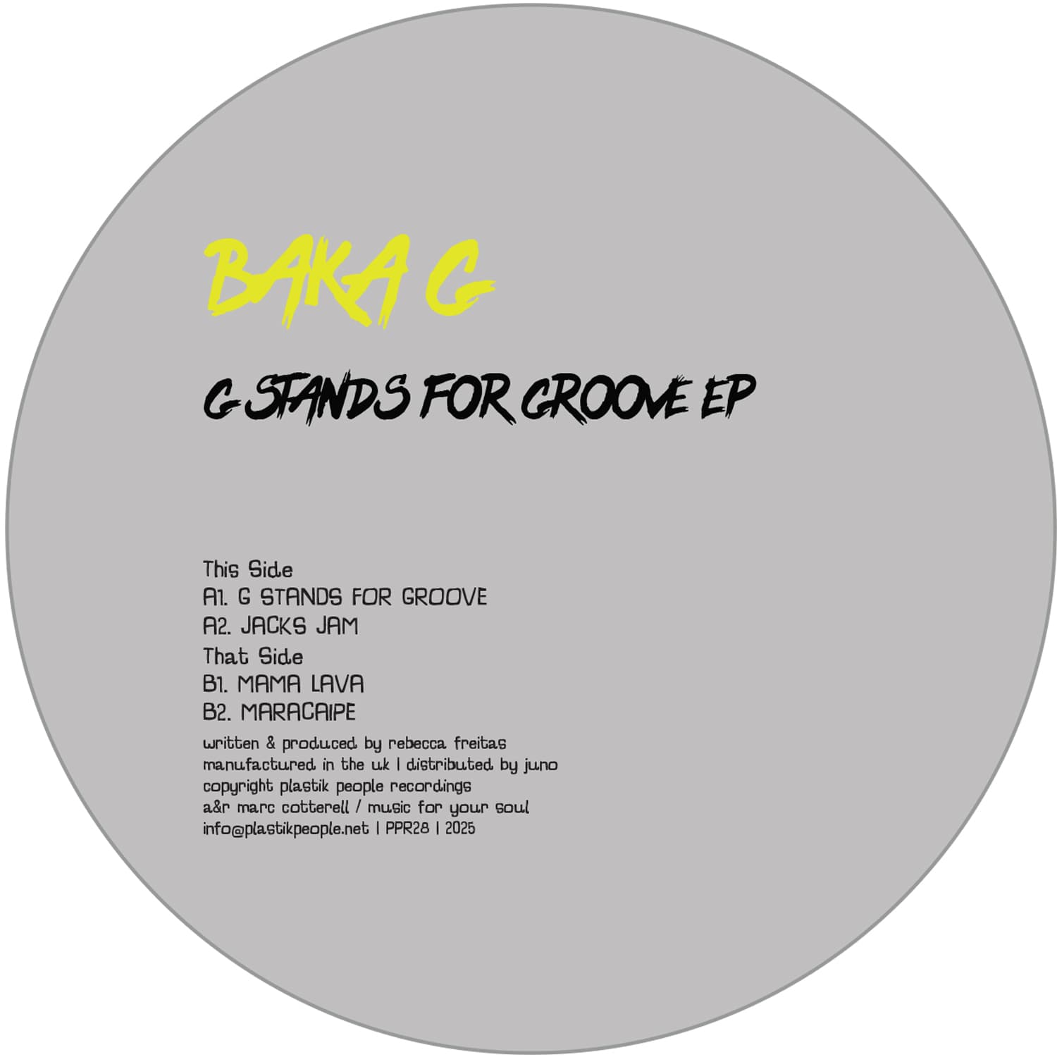Baka G — G Stands for groove
